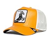 Piel Collection Trucker Hat, Gold (Piel Horse), One Size