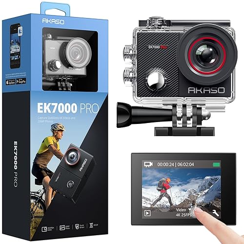 AKASO EK7000 Pro 4K30fps Action Camera with Touch Screen