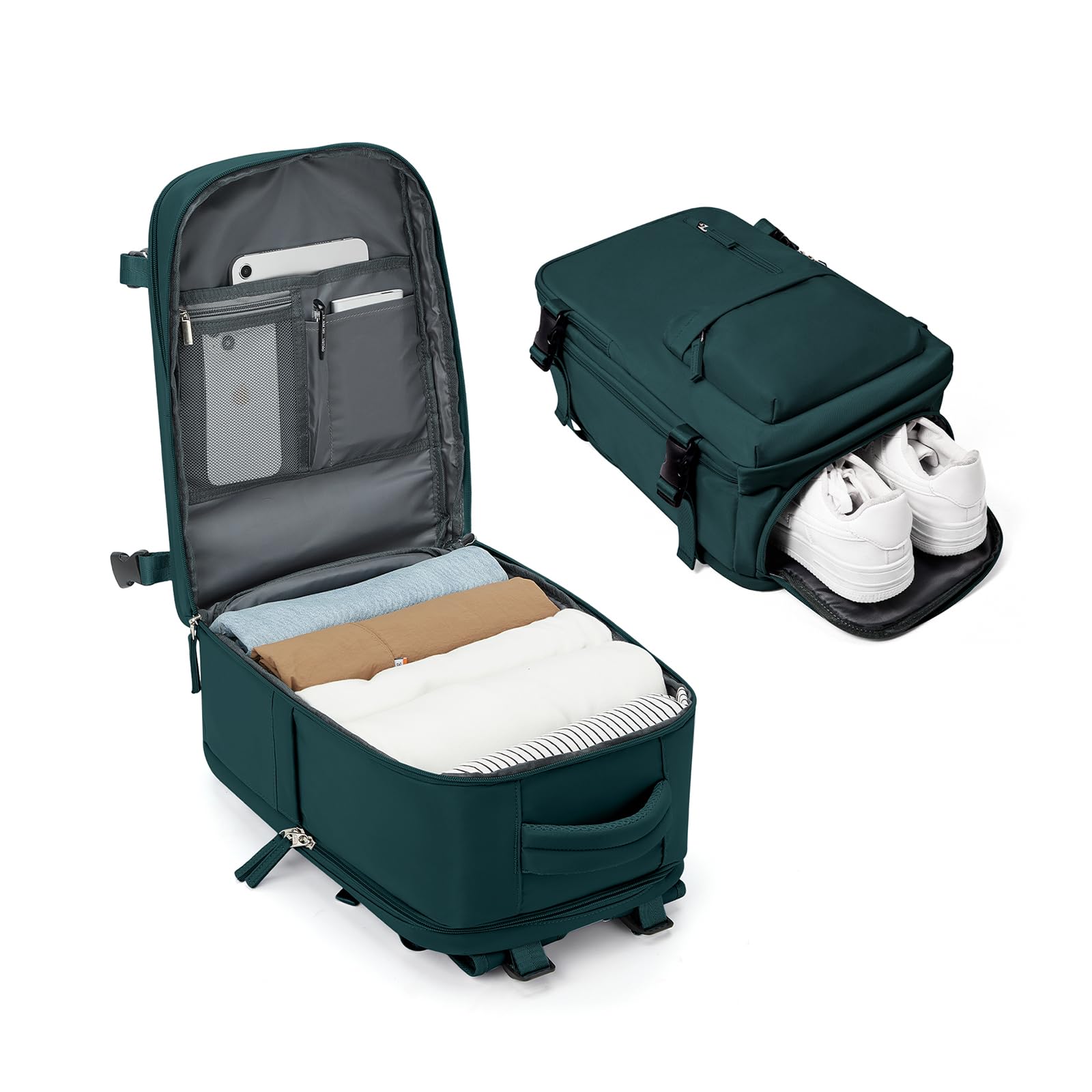 BJLFS Mochila Viaije Cabina Avion 40×30×20 Ryanair Wizzair Mochila al Vacío Equipaje de Mano 40x20x25 Maletas De Viaje Cabina Bolsa de Viaje Mujer para Cabina avion Mochila Portatil 14 Pulgadas — view 17
