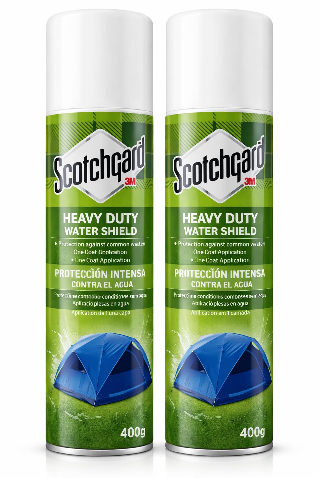 Scotchgard Heavy Duty Water Shield, Green 400 ml Pack of 2 (2)