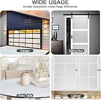 Vista 8 de Shackcom - 2 rollos de 45.2 x 118 pulgadas, película de privacidad para ventana de baño - Adhesión estática no adhesiva - Bloqueo UV del sol