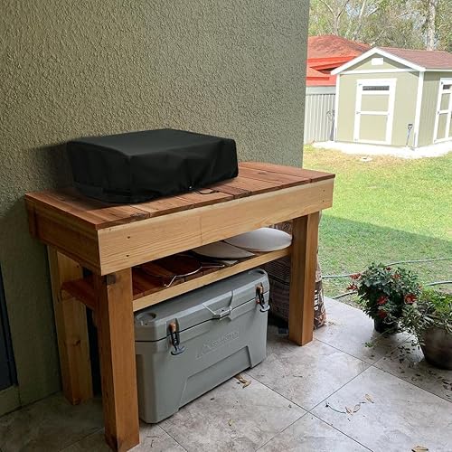 Miniatura 7 de Cubierta de parrilla para parrilla Blackstone de 22 pulgadas sin capucha, accesorios para parrilla Blackstone Adventure Ready 1666, impermeable y