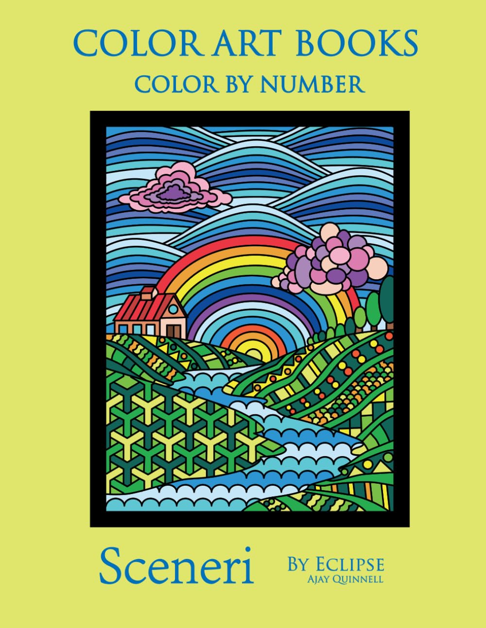 Sceneri - Color by Number book : Superior paper edition