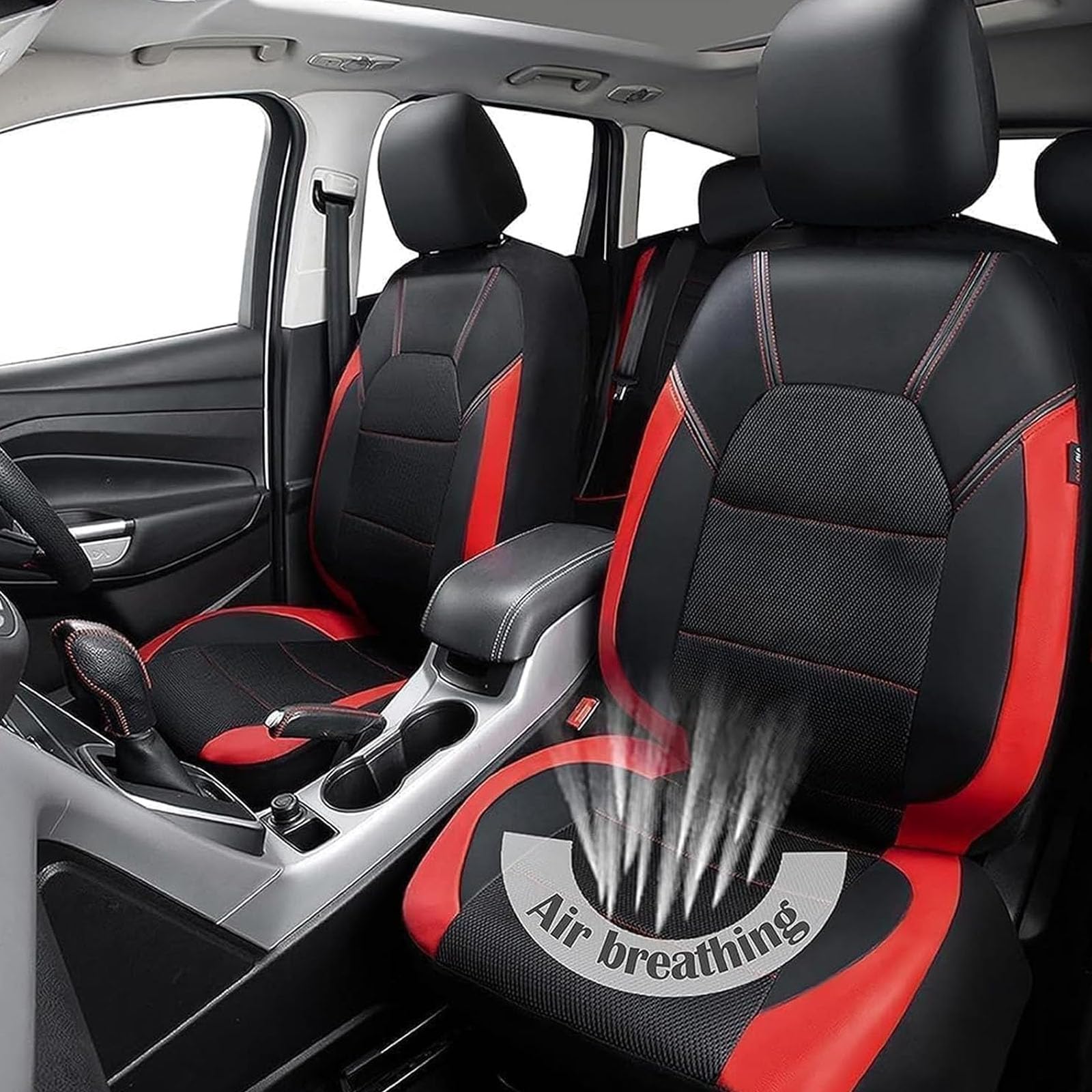 Fundas para Asientos de Coche para Renault Arkana Alpine Duster Laguna Clio Alpine Celebration, Delanteros Traseros Universales Cuero Funda Asiento Coche Cómodo Cojines Impermeable