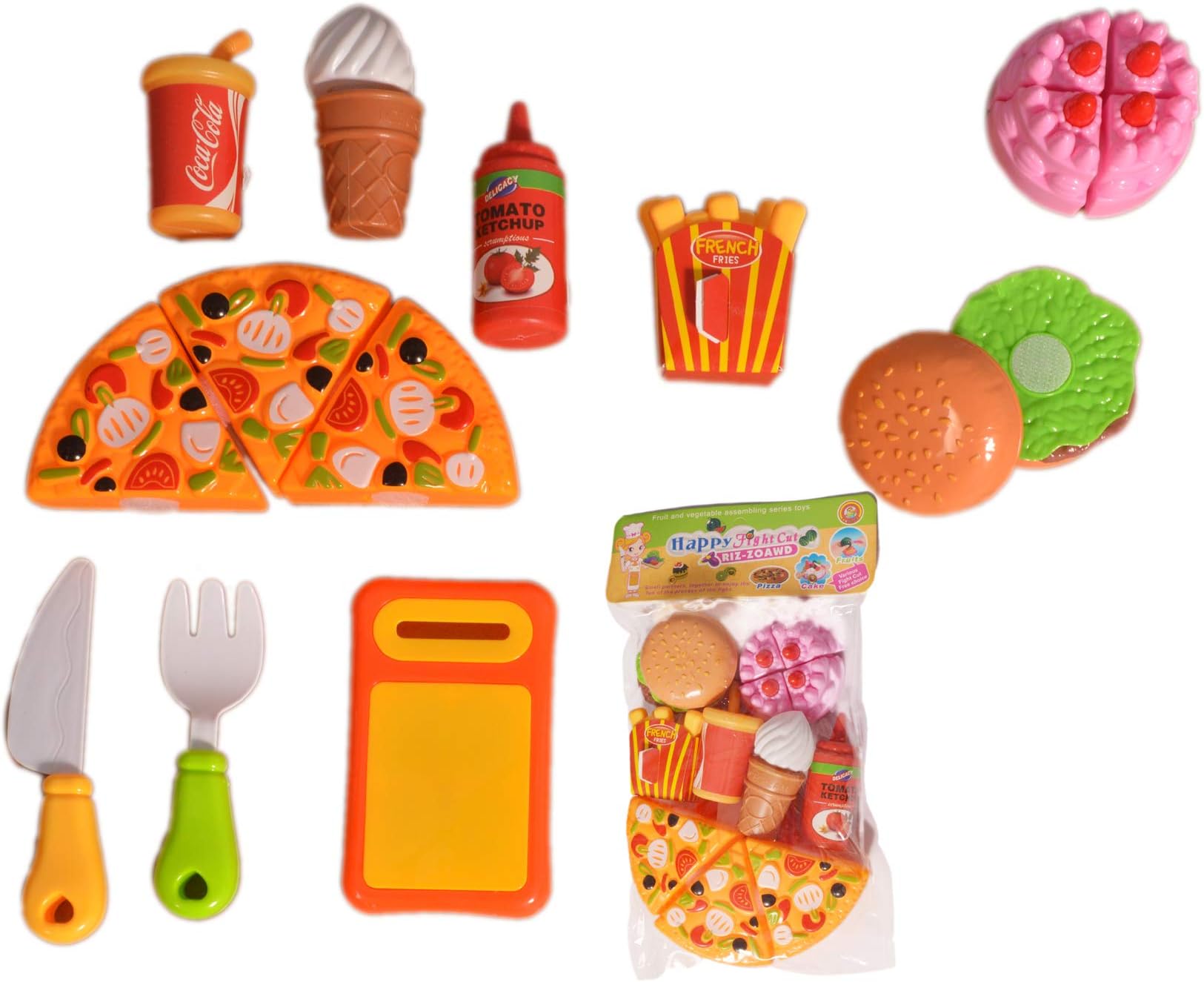 Shoptail Fast Food Pretend Play Pizza Set Toy for Kids