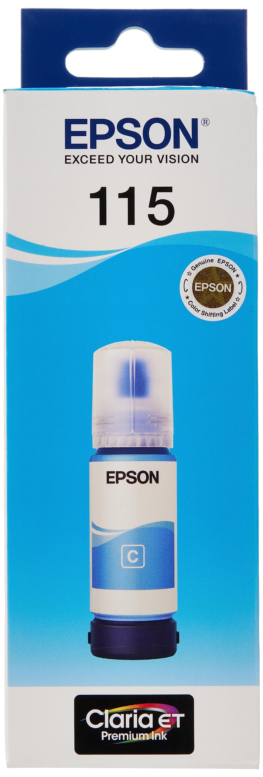 Epson 115 EcoTank Cyan ink bottle