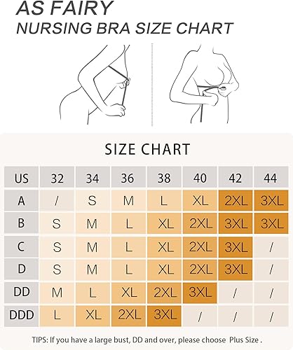 Miniatura 5 de Sujetadores de lactancia para lactancia,Sujetador de maternidad de forma natural,Sujetador de embarazo cómodo con soporte de tira de jalea sin