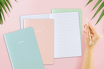 『期間限定サービスあり❢』パステル８本セット２点STARTER&PORTRAIT Amazon.com : THiNKABLE Pastel Aesthetic Notebooks Set, Cute