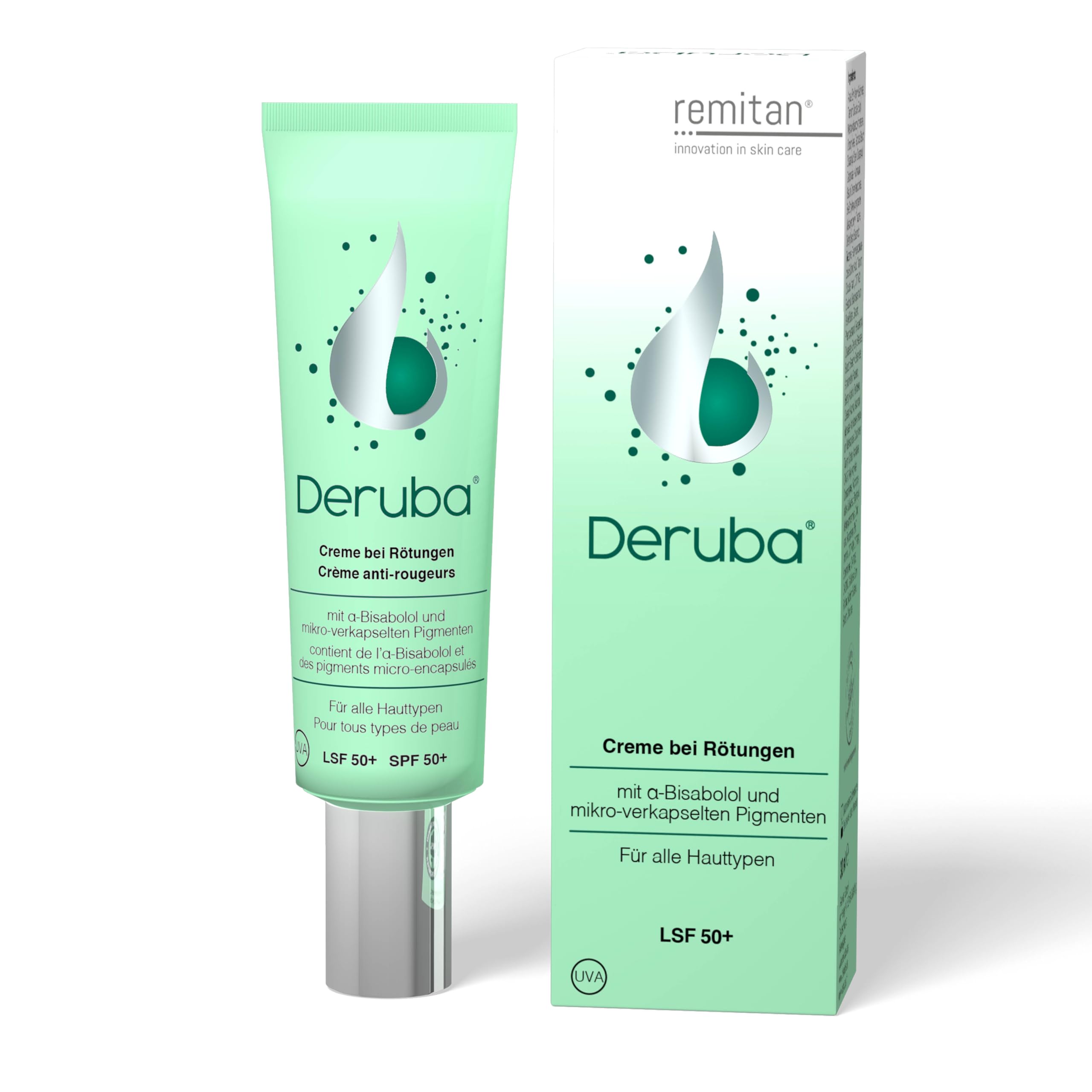 DERUBA Crème Spéciale Anti-rougeurs - 30ml Couperose - SPF50 30 ml (Lot de 1)