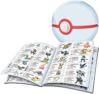 Pokemon Trainer Guess - Sinnoh - Electronic Guessing Game, Collect 107 Regional, Field Guide, Talk to Your Light & Sound Poke Ball, Kids 6+ Brown Box Packaging