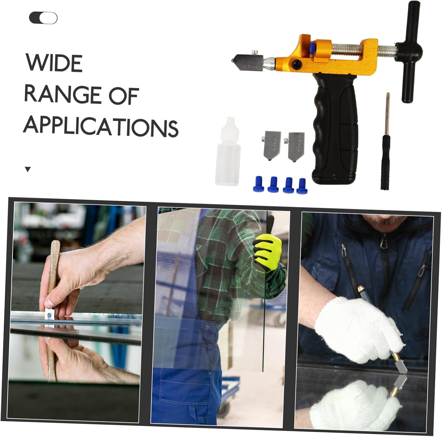Glass Cutter Tool Metal Tile Cutters Hand-operated Cutting Tools Stained Glass Supplies Tile Border Opener