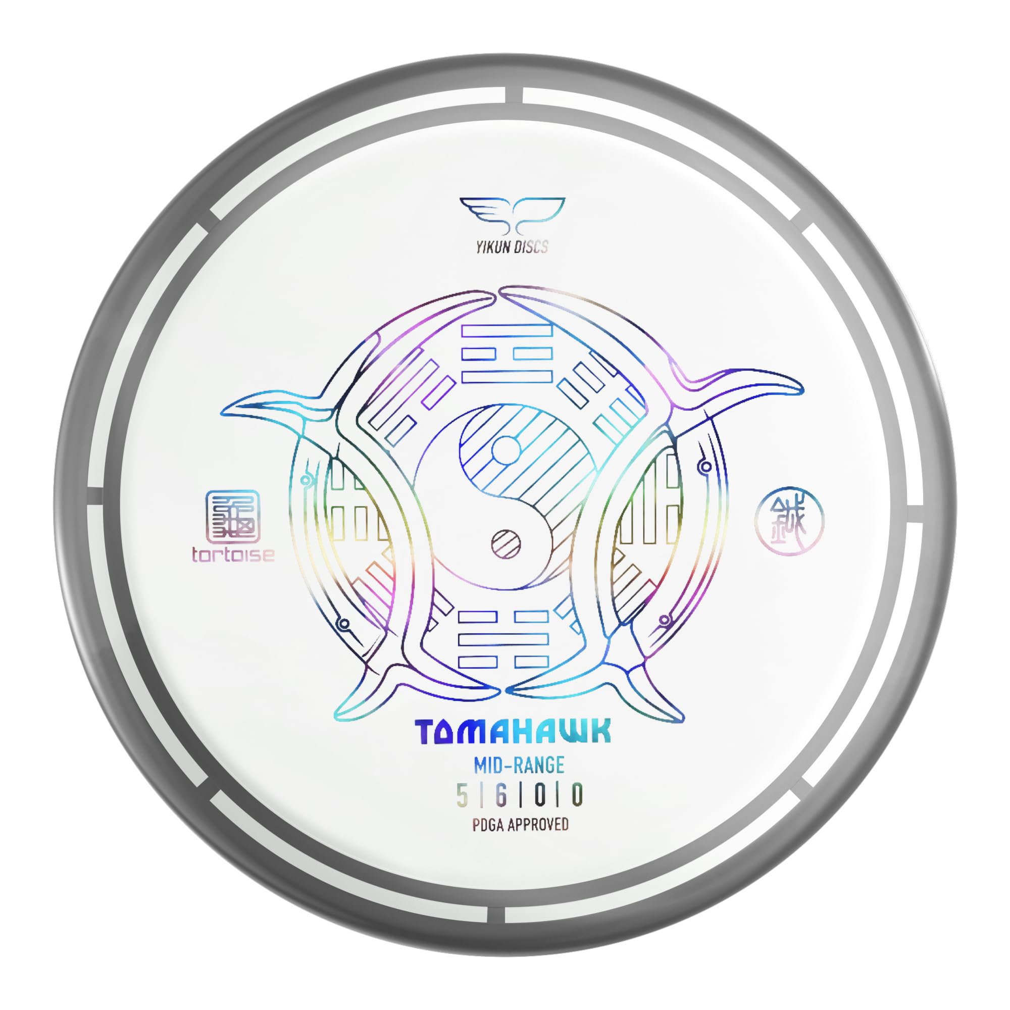 yikundiscs Yikun Disc Golf Midrange Driver Tomahawk Gray