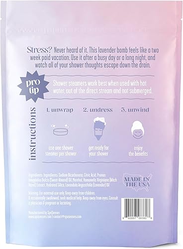 Miniatura 4 de Spa Senses - Vaporizadores de ducha para aromaterapia, paquete de 12 unidades, aceite esencial de eucalipto y mentol, hecho en Estados Unidos,