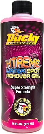 DUCKY PRODUCTS Xtreme Water Spot Remover Gel - Instantly Removes Hard Water Spots and Stains - Works on Cars, Trucks, Boats, RVs, Motorcycles, and More - 16 fl oz. - D1035 Pink