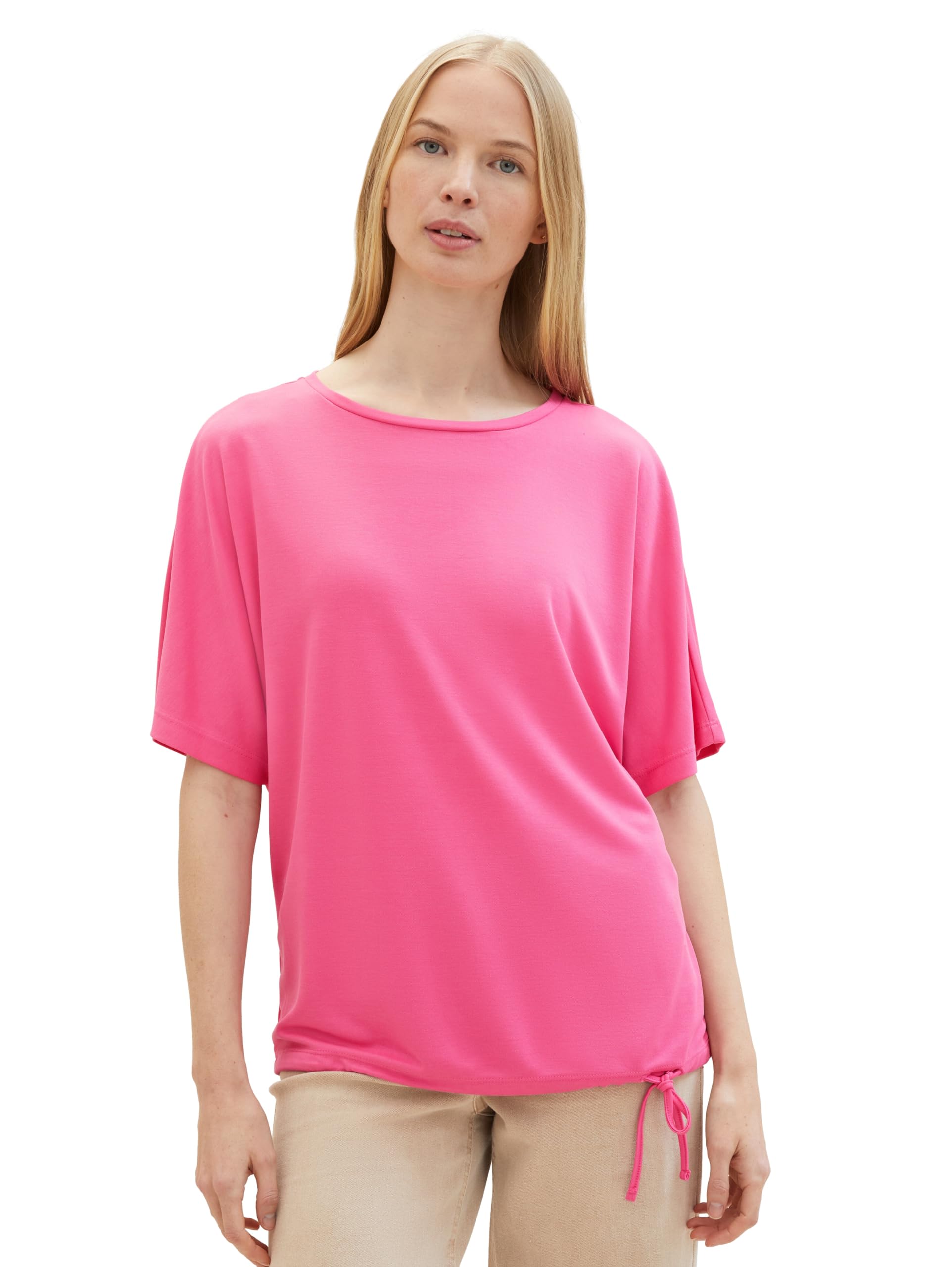 TOM TAILOR Women's T-Shirt, 15799 - Carmine Pink, XS