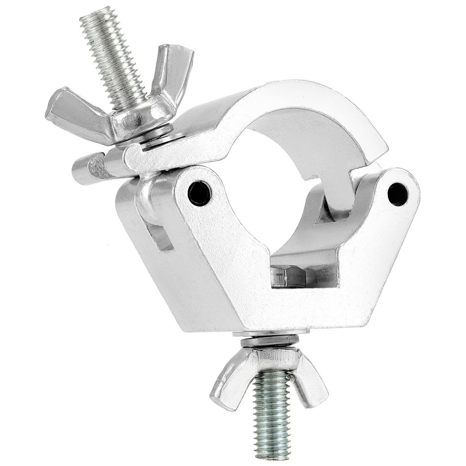 QWORK® 8 Pezzi Morsetto per Traliccio 30-36mm -Capacità 100kg - Lega di Alluminio - per Luci DJ