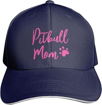 Pitbulls Mom Baseball Cap Men Women Adjustable Breathable Cooling Performance Hat