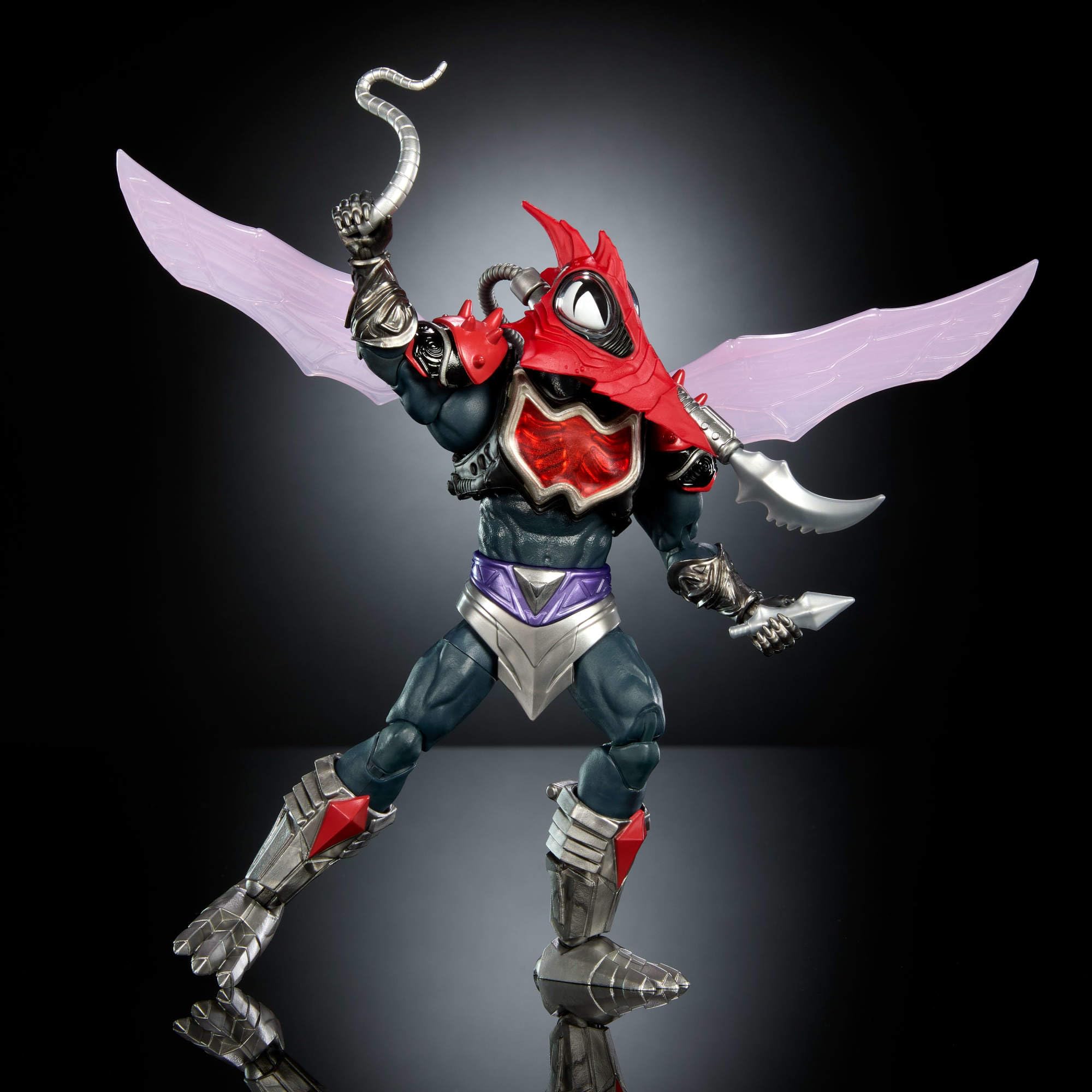 Masters of The Universe Masterverse Actionfigur, Deluxe-Sammelfigur mit 30 beweglichen Gelenken, austauschbaren Teilen oder Rüstung, ca. 18 cm großes Motu-Spielzeug, JHJ80