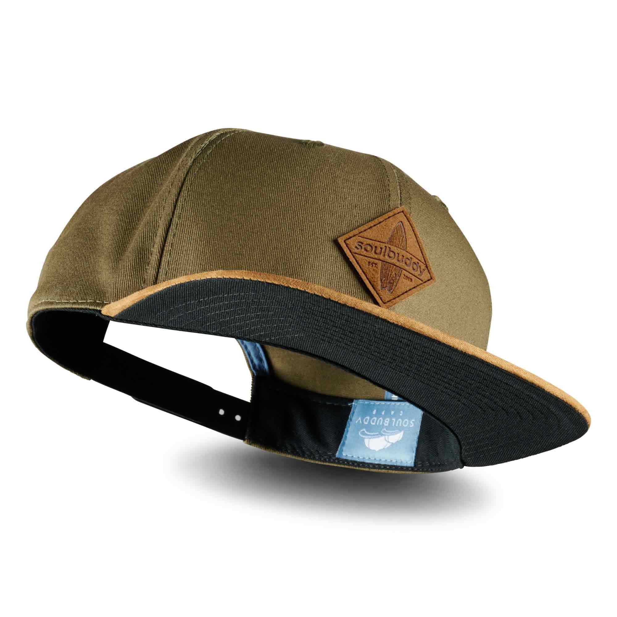 Soulbuddy Snapback Cap Herren & Damen – Basecap Unisex - Verstellbarer Snapback-Verschluss – Bequeme Streetwear Kappe - Outdoor & Freizeit Baseball Cap für Väter – One Size