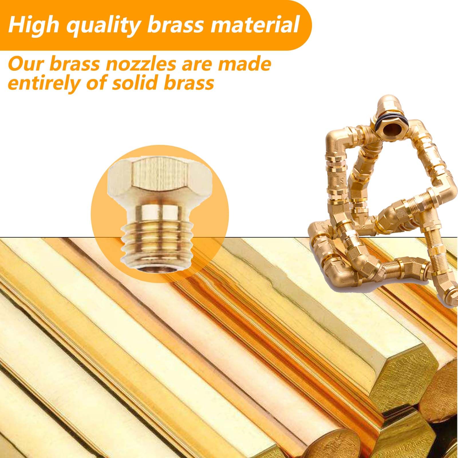 Set 12 Ugelli Gas GPL/Metano - 6 Misure (0.5mm-1.1mm), Ottone, Per Piani Cottura A Gas - Foto 4