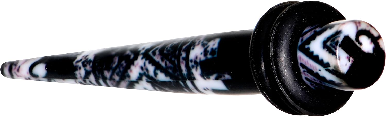 Body Candy Acrylic Southwest Weave Straight Taper Set of 2