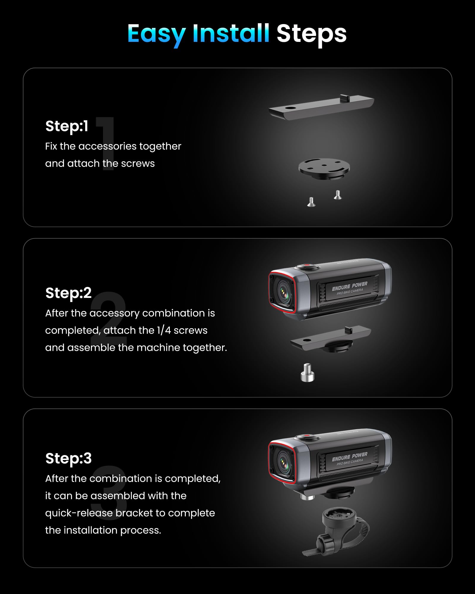AKEEYO AKY-710Lite Telecamera per Moto/Bicicletta Telecamera WiFi 2K30FPS con Ultra HD, Impermeabile IP66 con Registrazione in Loop e di Emergenza, Monitoraggio Parcheggio, Batteria Estesa da 7,5 Ore