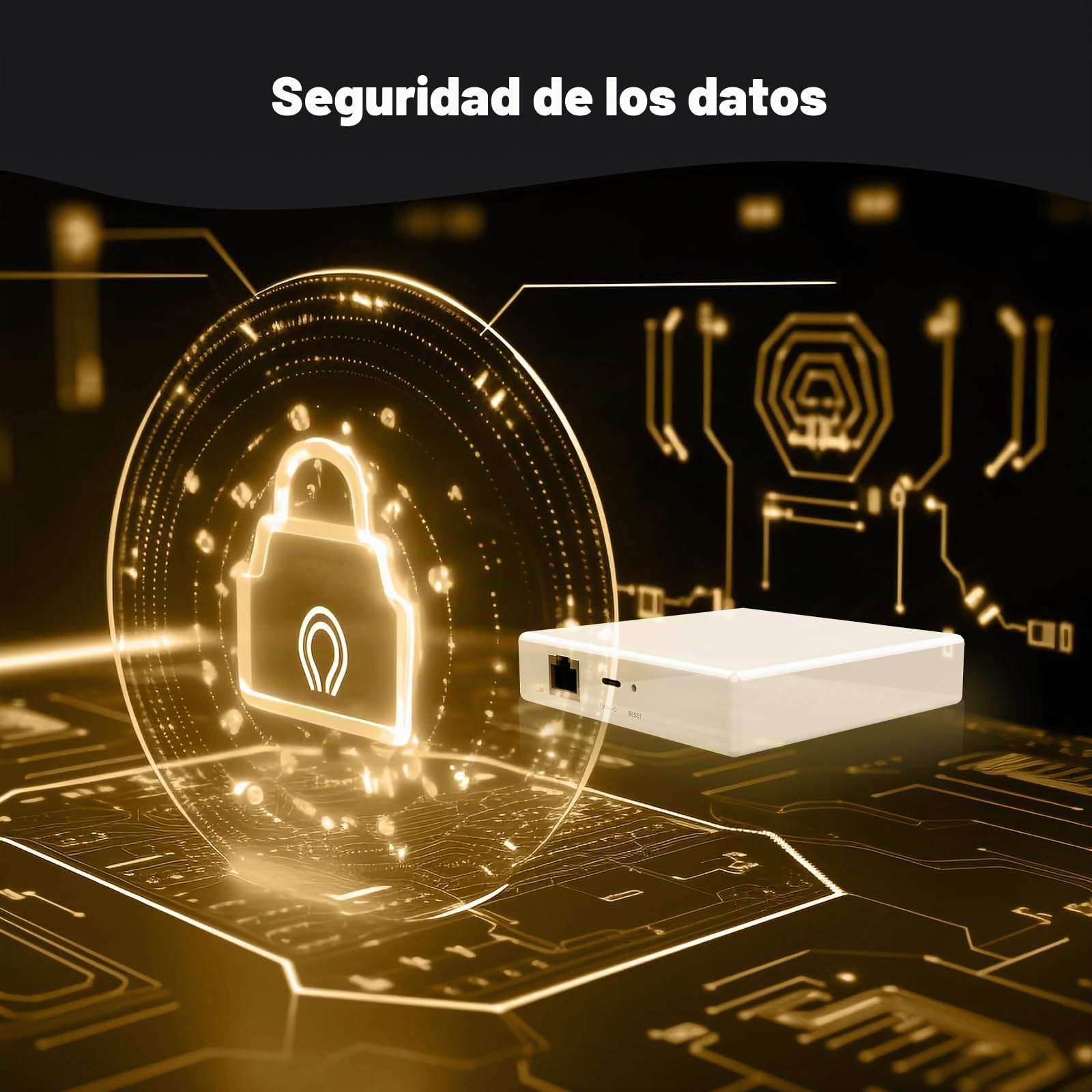 MOES Matter Smart Gateway, Google Home | Zigbee Hub para Dispositivos Tuya ZigBee, Compatible, Apple Homekit, Smart Thing, Alexa