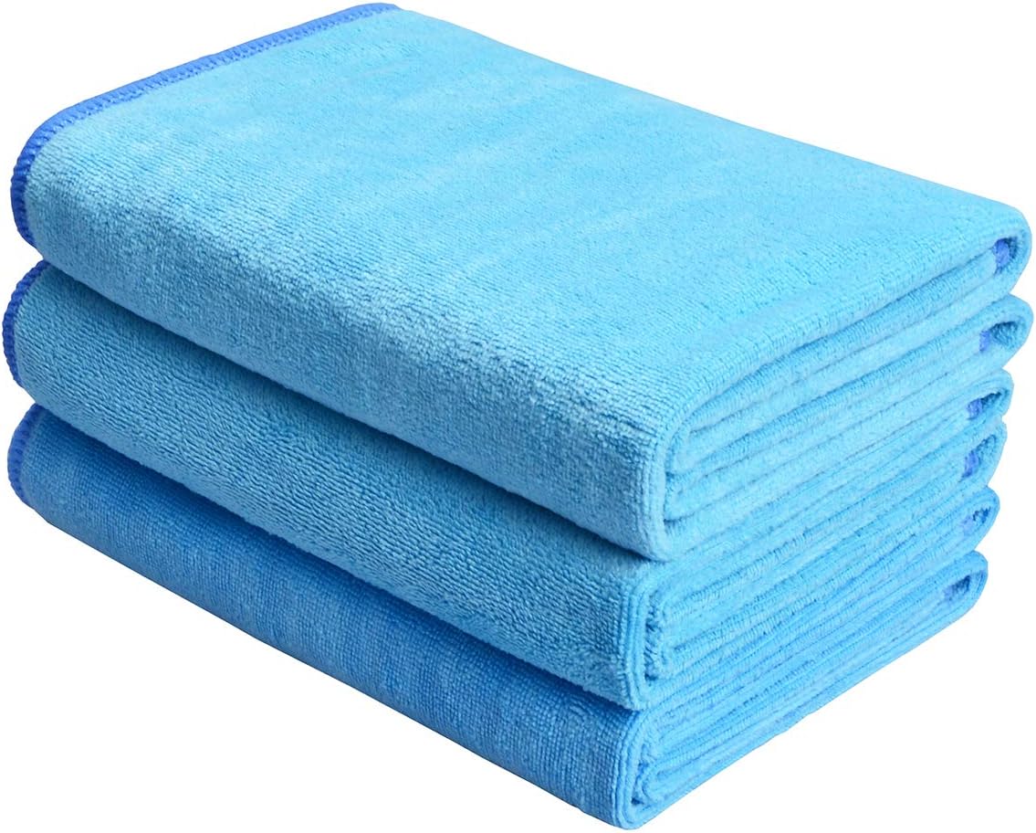 Gyms Towels for Men & Women Microfiber Exercise Fitness Home Absorbent Sweat Yoga Towels Sports Towels Soft Fast Drying 16inch x32inch 3-Pack
