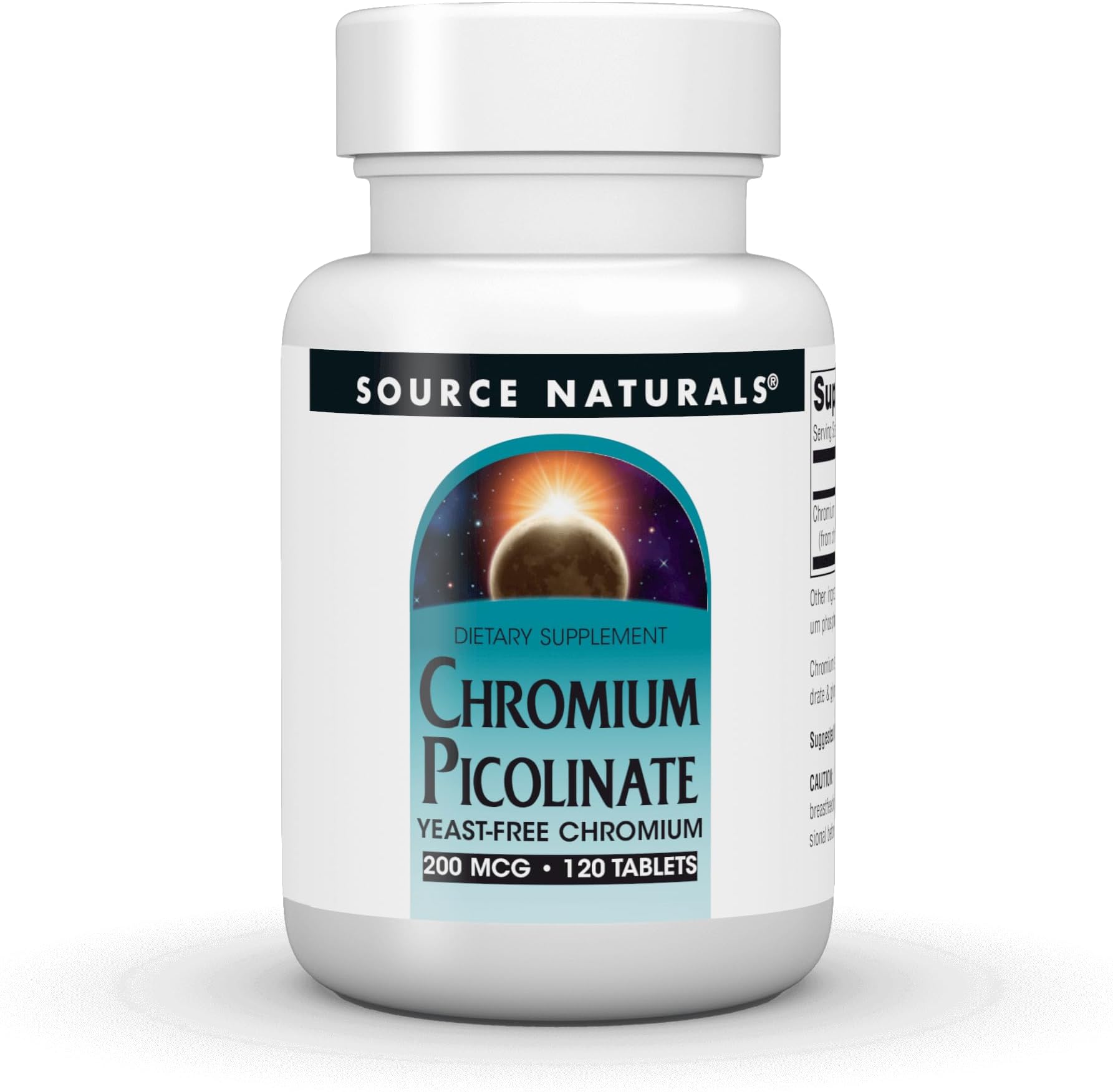 Chromium Picolinate 200 Mcg Tablet, 120 Count