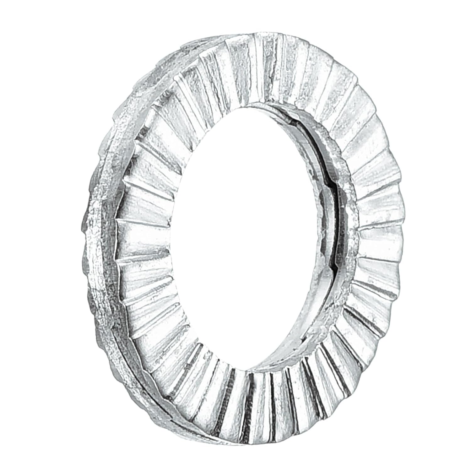 uxcell Wedge Locking Washers for M8 Bolts, 20pcs 304 Stainless Steel Washers Vibration Resistant Safety Washers