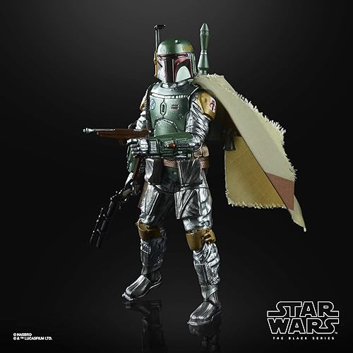 Miniatura 7 de Figura de juguete de Boba Fett de Star Wars de la colección carbonizada de la serie negra