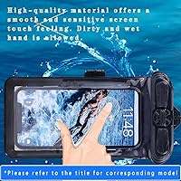 Vista 3 de Funda de la funda, compatible con vivo X9 bolsa impermeable negra bolsa seca (no película protectora de pantalla) nueva versión