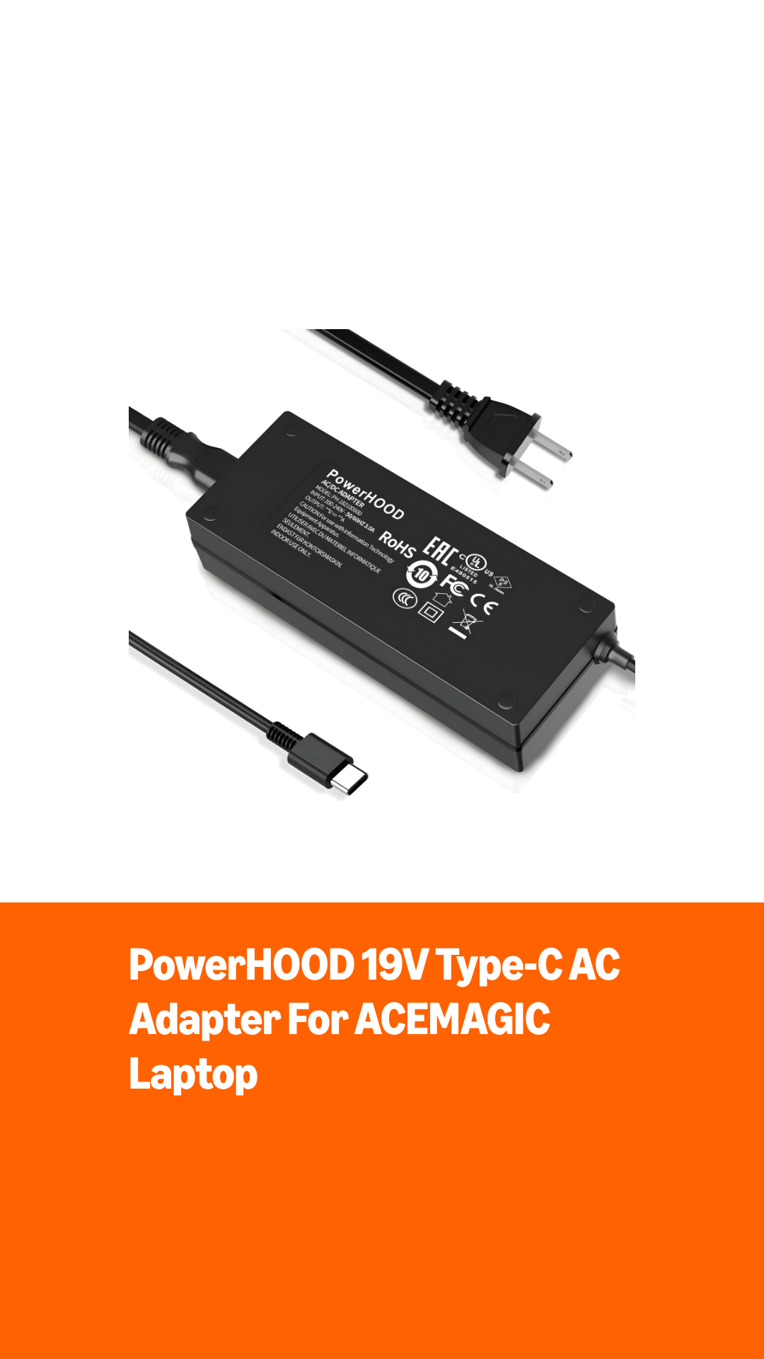 Amazon.com: UL Listed 19V 2.5A USB-C Charger for ACEMAGIC AX15 N95
