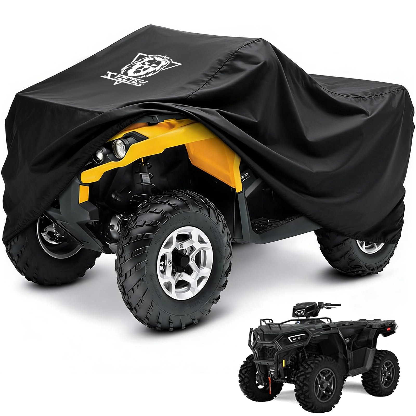 ChroszielクロジールSunShade 4x4 411-50マットボックス Amazon.com: XYZCTEM Waterproof ATV Cover, Heavy Duty Black