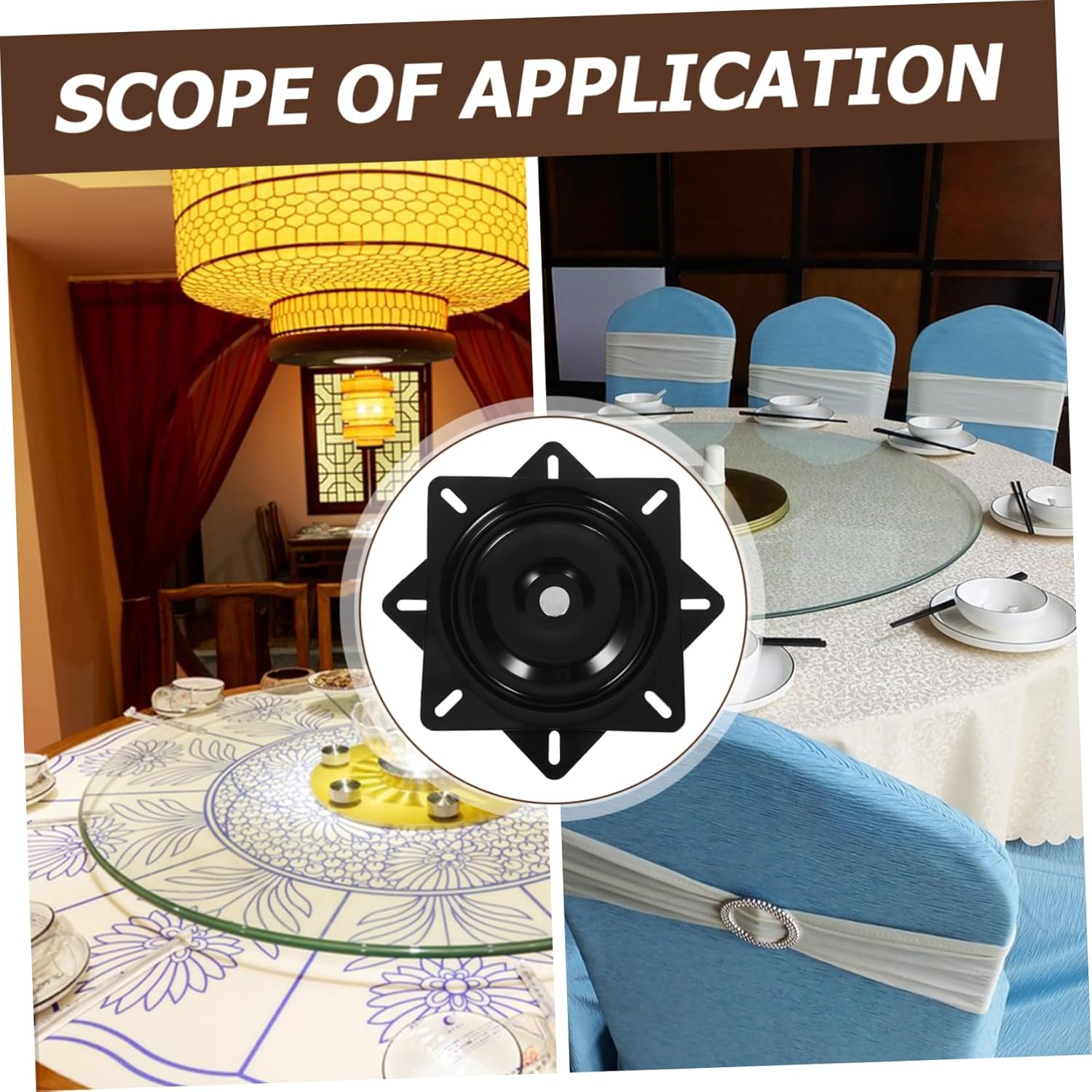 Bar Stool Swivel Plate Recliner Chair Swivel Mechanism Furniture Stool Top Replacement Stable Material