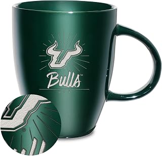 Rico Industries NCAA 18oz Laser Engraved Ceramic Lustre Mug - Coffee-Tea