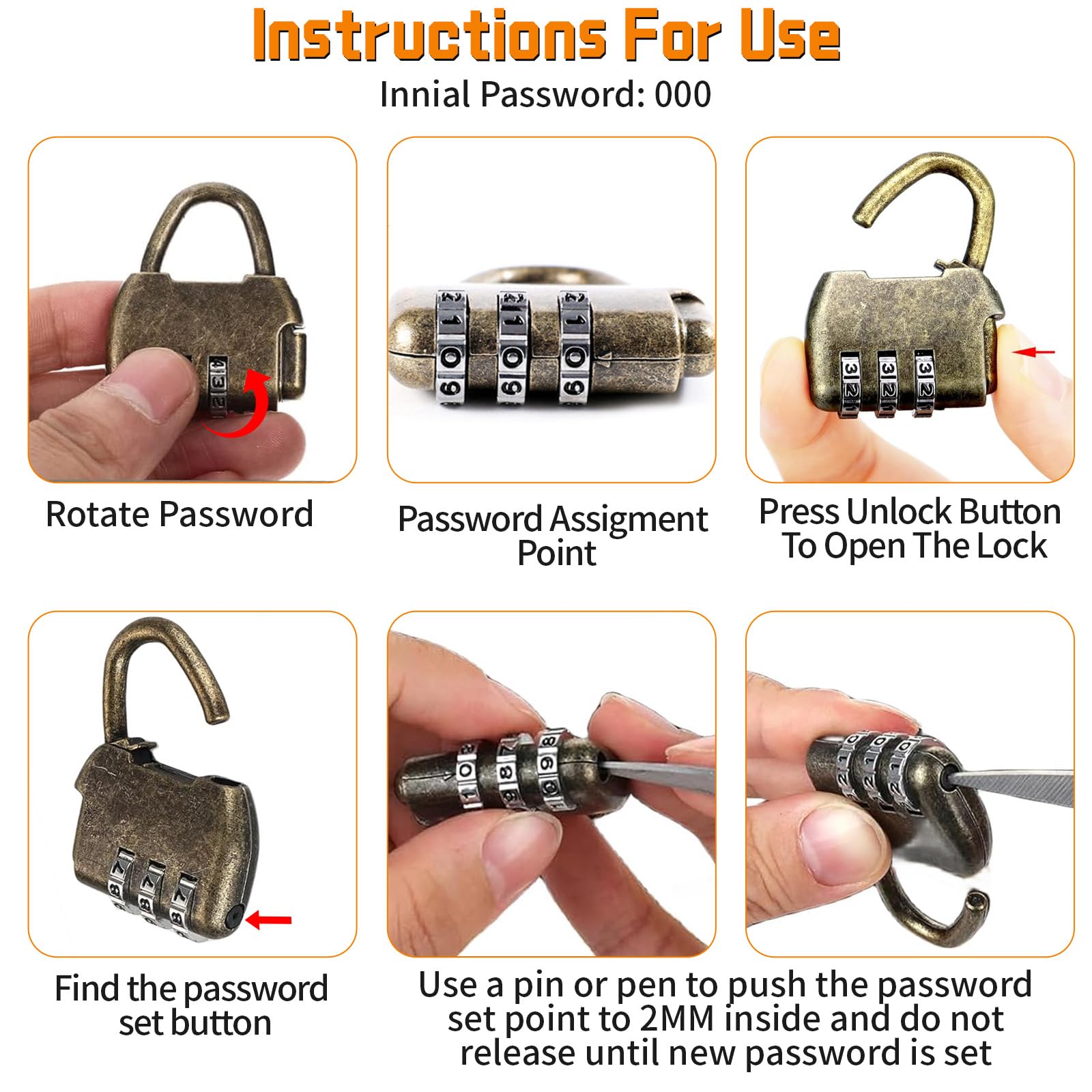 Scrigno Del Tesoro In Legno Vintage Con Lucchetto - 18x11x10cm - Foto 10