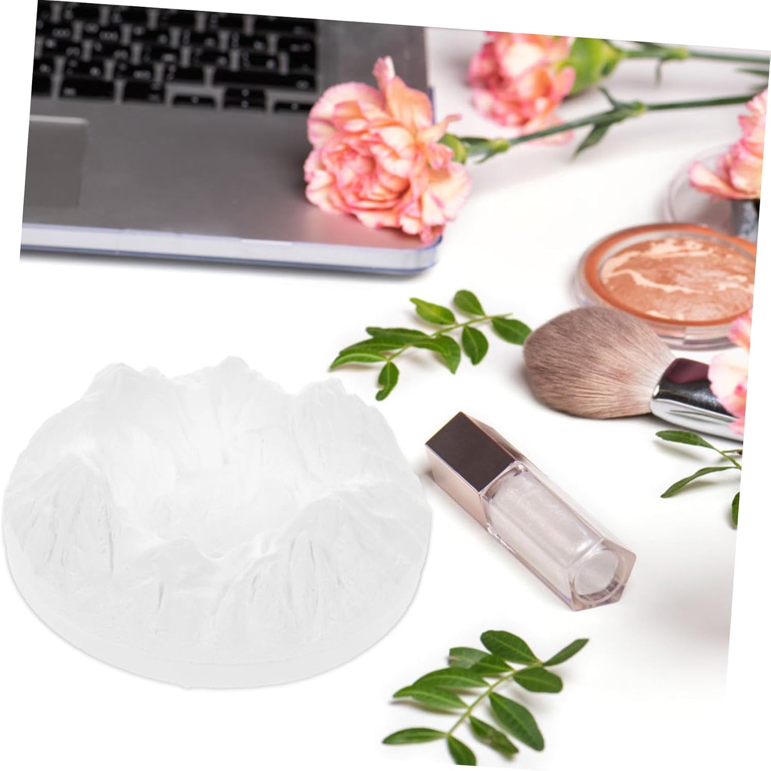 Unomor Mini Snow Mountain Statue Artificial Gypsum Snow Mountain Figurine for Cosmetic Photography Props Stylish Decor Versatile Backdrop Unique Table Decoration