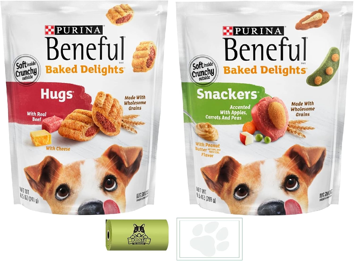 Dog Treats Beneful Baked Delights, 2 Flavors (1) Hugs with