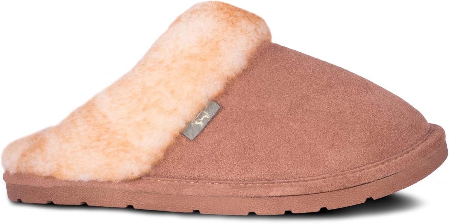 Cloud Nine Women’s Scuff Slippers - Genuine Sheepskin Comfort