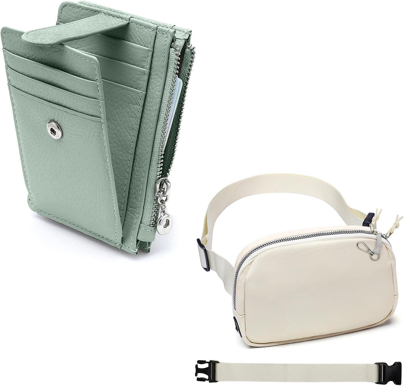 RFID Blocking Slim Wallet & Cross Body Fanny Pack