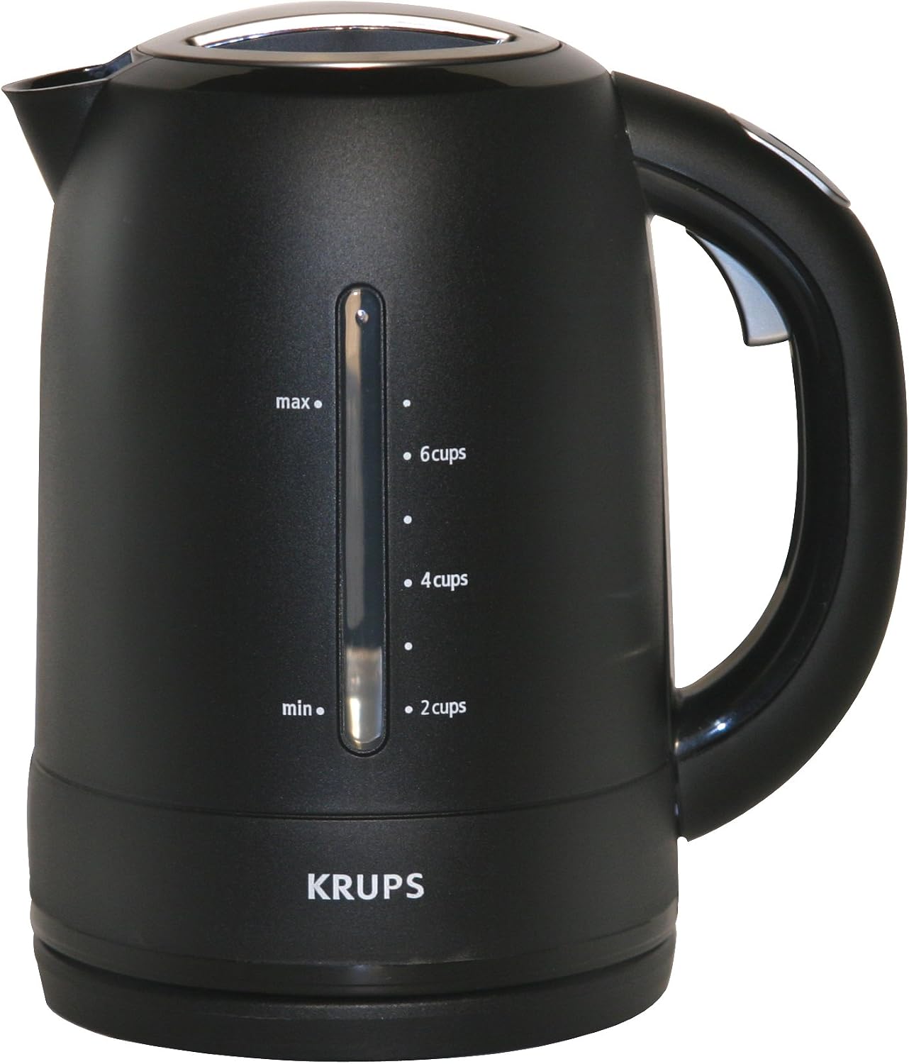 KRUPS FLF2J4 Cordless Electric Kettle, Black