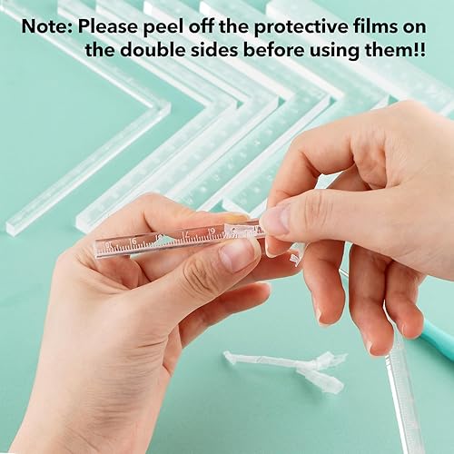 Miniatura 3 de Juego de 9 piezas de posicionamiento creativo, esquinas de tarjetas, ayudantes con herramienta de carpeta de huesos, esquinas de estampado,