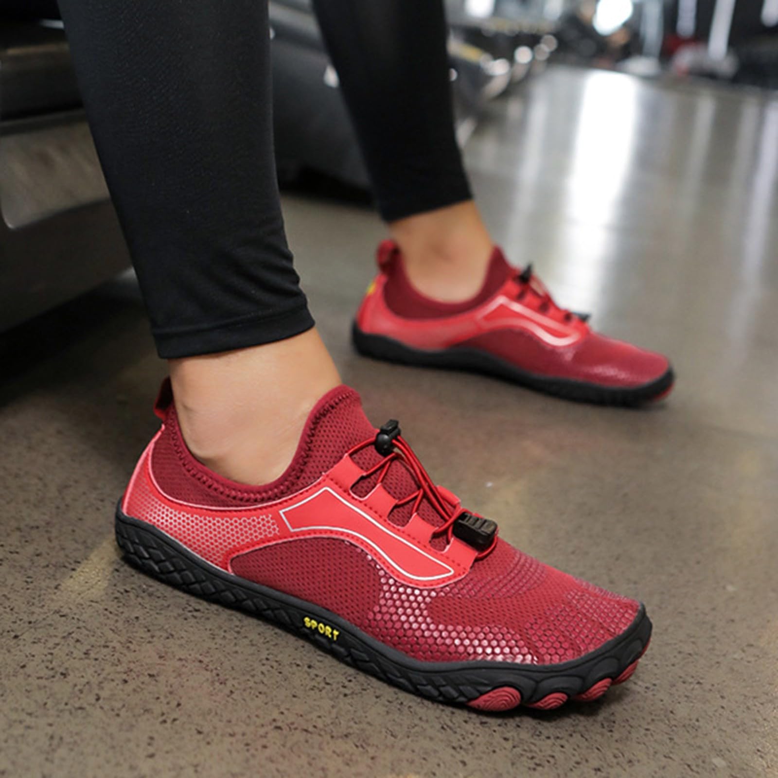 Zapatillas de natación de buceo para hombre y mujer, resistentes a los cortes, antideslizantes, transpirables, zapatos de playa, zapatillas deportivas al aire libre, calcetines para hombre, 42 S