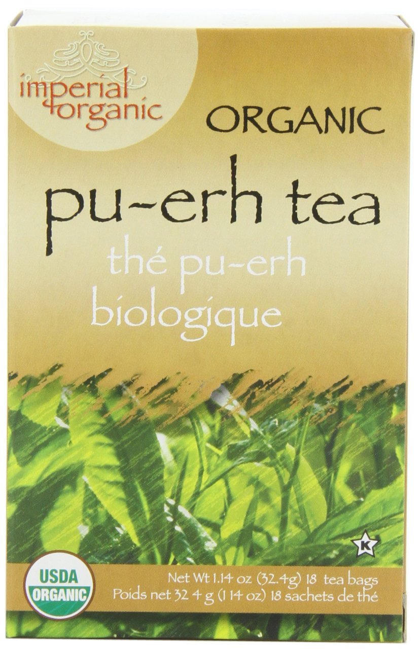 Imperial Organic Tea, Pu-Erh, 18 Tea Bags...