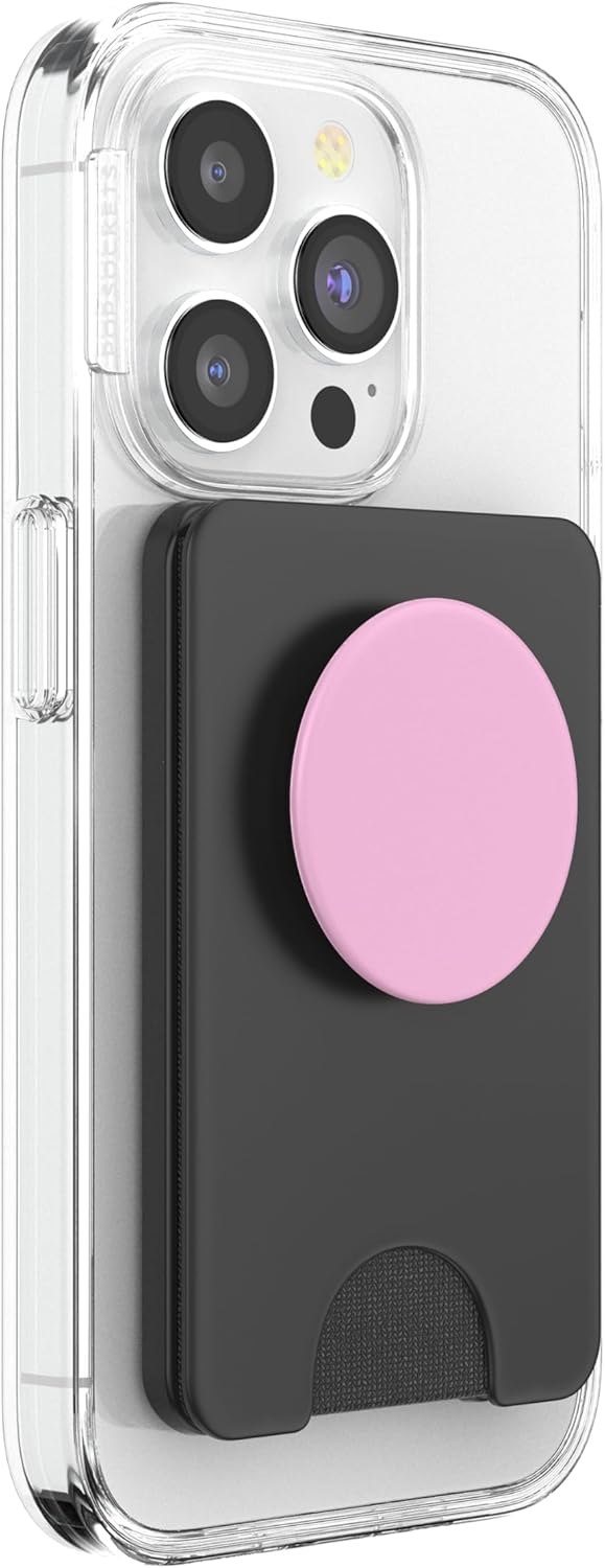 PopSockets Phone Grip with Expanding Kickstand - Baby Pink PopSockets PopWallet for MagSafe