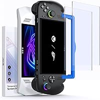 Vista 9 de JSAUX Protector de pantalla para ROG Xbox Ally/ROG Xbox Ally X (2025) / ROG Ally Paquete de 2, Protector de vidrio templado Ultra HD con dureza 9H