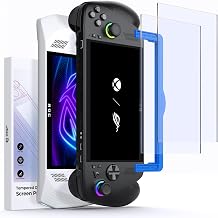 JSAUX Anti-Glare Screen Protector for ROG Xbox Ally X/ROG Ally Pack of 2 Guide frame included matte 7 inch tempered glass with 9H hardness scratch-resistant easy installation