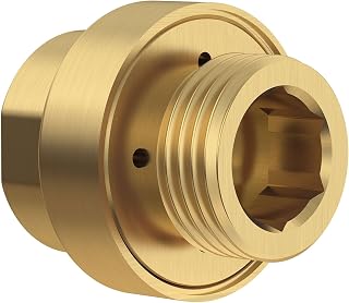 American Standard 1660400.GN0 1/2-Inch NPT In-Line Vacuum Breaker, Brushed Gold