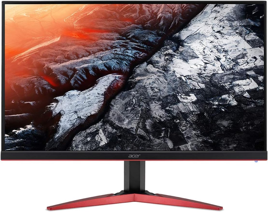 Acer 27 inch 144Hz 1MS Full HD TN Panel Gaming Monitor I 400 Nits Brightness I Zero Frame Design I AMD Free Sync I Stereo Speakers (KG271C)
